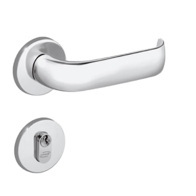Fechadura Externa Duna-2 1750 Zamak 55mm Cromo Acetinado Imab