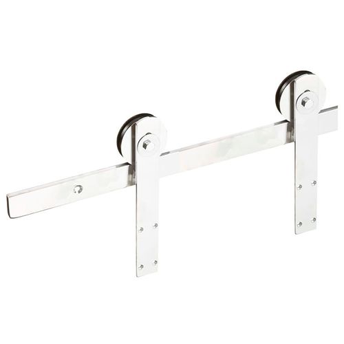 Kit Porta de Correr 3 Metros Inox  Escovado Geris