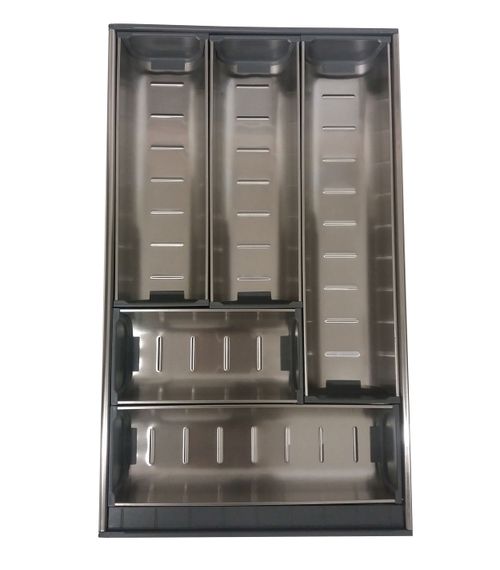Divisor de Talheres para Gavetas 500mm X 280mm Inox Fgv/tn