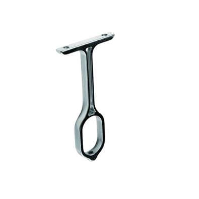 Suporte Superior Oval Fechado Cromado Base