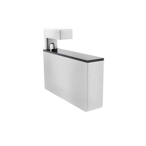 Suporte de Prateleira Square Slim Cromado Rometal