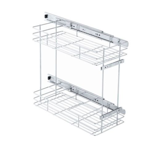 Porta Garrafas Lateral com Corrediça Telescópica 4537 Inox Masutti