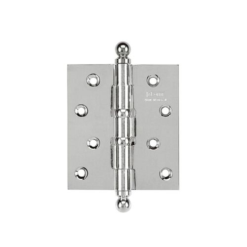 Dobradiça 80 4x3" com Anel Avulsa Cromo Acetinado La Fonte