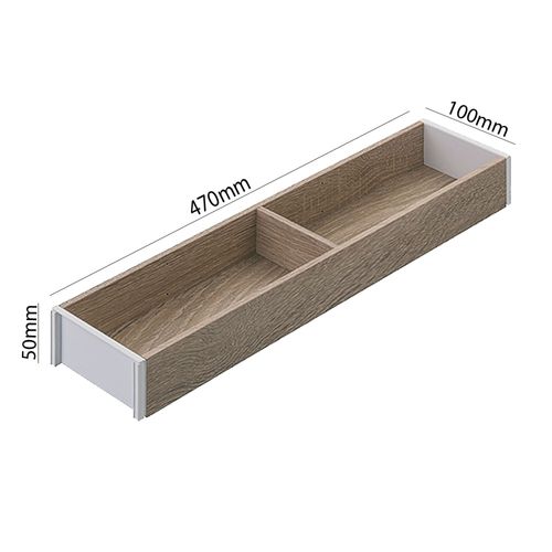Divisor de Talheres Ambia-Line Carvalho/Branco 472 X 100mm Blum
