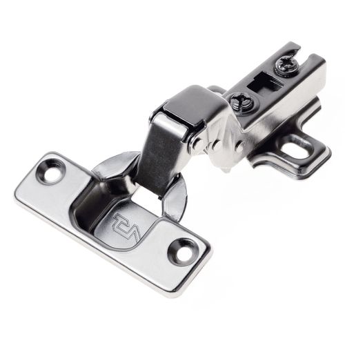 Dobradiça Tn 35mm Slow com Amortecedor Super Curva + Capa Fgv/tn