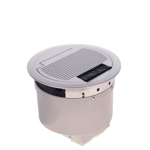 Caixa de Mesa Cinza para 4 Blocos Qm17501.01 Qtmov