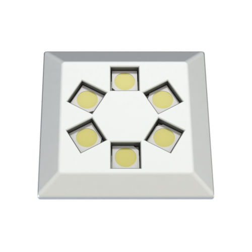 Luminária Led Smart Plus Luz Fria Aro Preto Lumitek