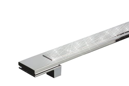 Puxador Big Living Duplo Diamond 1500mm Cromado Zen