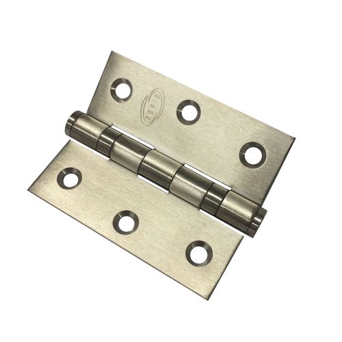 Dobradiça com Anel 3"x2.5" Kit com 3 Peças Inox Escovado Geris