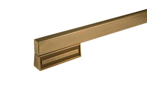 Puxador Minimalist Duplo 800mm Dourado Matte Zen