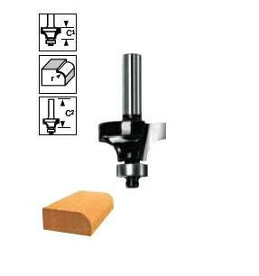 Fresa Decorativa com Rolamento 25,4mm Bosch