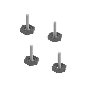 Kit com 4 Sapatas para Perfil Link Rometal