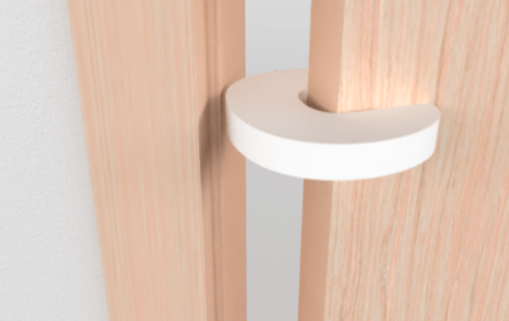 Trava Porta Protetor E.v.a Branco Comfortdoor