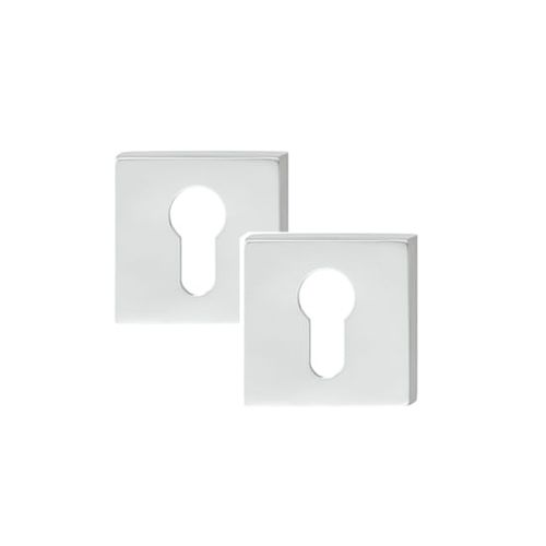 Roseta Externa Quadrada Startec Inox Escovado Hafele