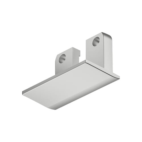 Ponteira para Acabamento Perfil Loox5 1106 Prata Hafele