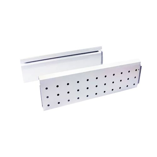 Lateral Metálica para Gaveta Alto Drawer 199/500mm Branca Hafele