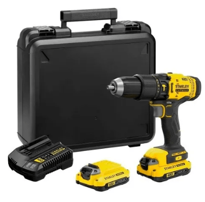 Parafusadeira Furadeira 20v Bivolt com Impacto Scd711c2k-br Stanley