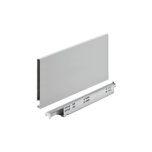 Kit Gaveta Matrix Invisa Sl 175x550mm 30kg Soft Close Cinza Hafele