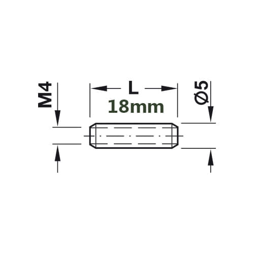Bucha Rafix 20 Roscada M4 5/18mm Hafele