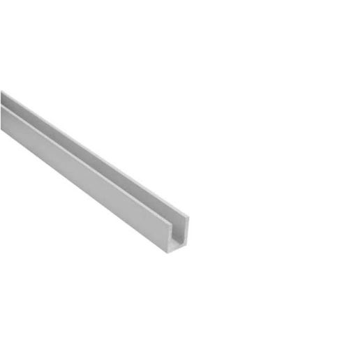 Trilho Guia U 1/2" Inferior para Porta de Passagem 3 Metros Rfc