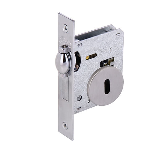 Fechadura Interna Rolete 4140 45mm Inox Escovado Arouca