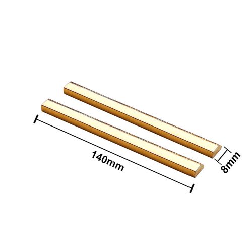 Kit Ferro Haste 0900 para Maçaneta 140mm Bicromatizado Imab