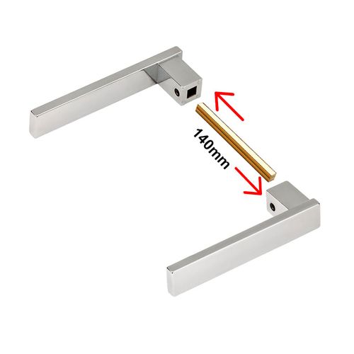 Kit Ferro Haste 0900 para Maçaneta 140mm Bicromatizado Imab