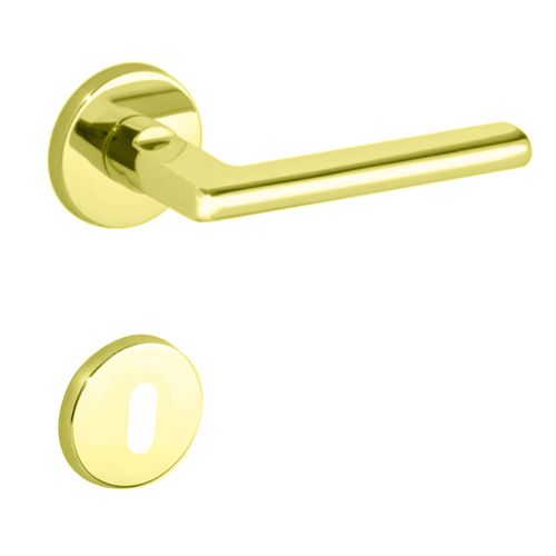 Fechadura Interna Nebula 1952 Latão 55mm Dourado Polido Imab
