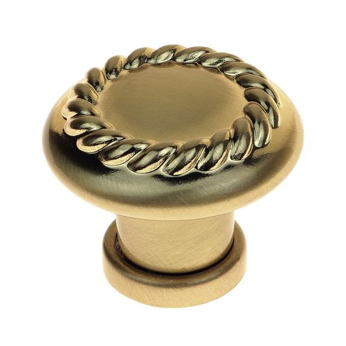 Puxador Vezzo 33 X 33mm Dourado Escovado Gruppa
