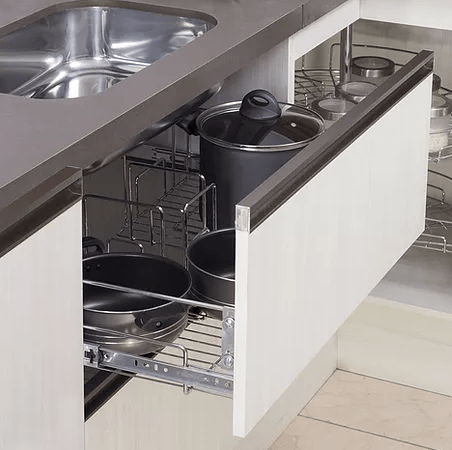 Gaveta Sifao Maxi 800 770x150x450mm Cromado 8460 Jomer