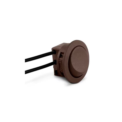 Interruptor Liga/desliga com Cabo 10cm Marrom Lumitek