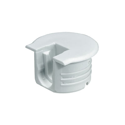 Conector Rafix Tab 20/16mm com Rebordo Branco Hafele