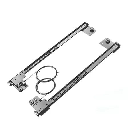 Kit para Porta Escamoteável 536mm Preto Hafele