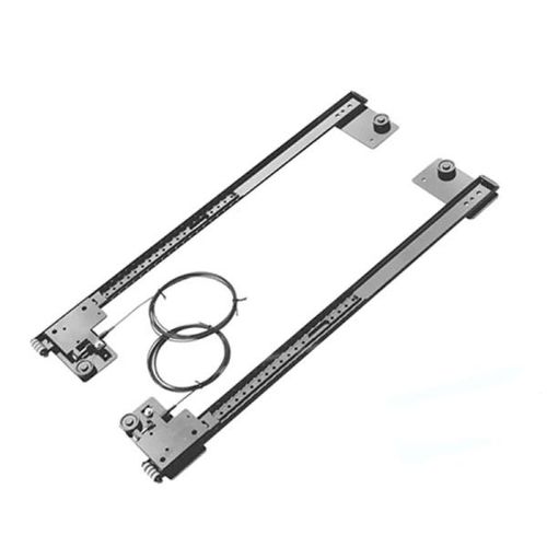 Kit para Porta Escamoteável 340mm Preto Hafele