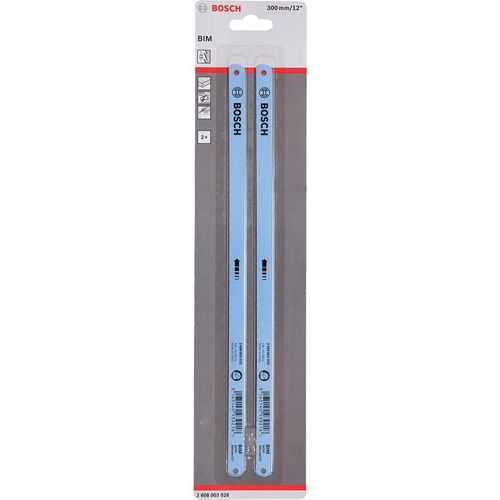 Jogo 2 Lâminas de Serra Manual Bimetal 300mm 24 Dentes Bosch