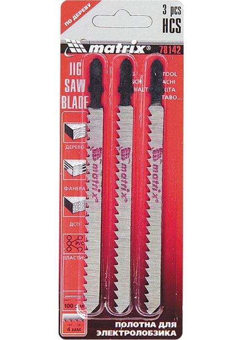 Kit 3 Lâminas para Serra Tico Tico 90x40mm Mtx