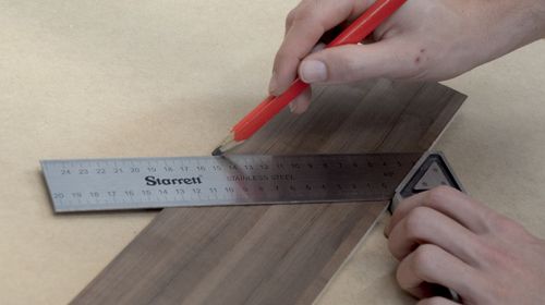 Esquadro para Carpinteiro com Cabo Alumínio 250mm Starrett