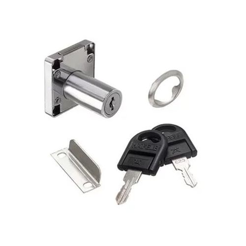 Fechadura para Gavetas 32mm Aço Niquelado Hafele