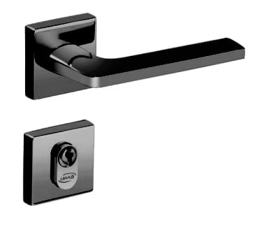 Fechadura Externa Polara 1750 Zamac 55mm Preta Imab