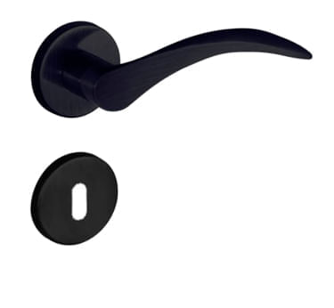 Fechadura Interna Icaro 1851 Zamac 55mm Preta Imab