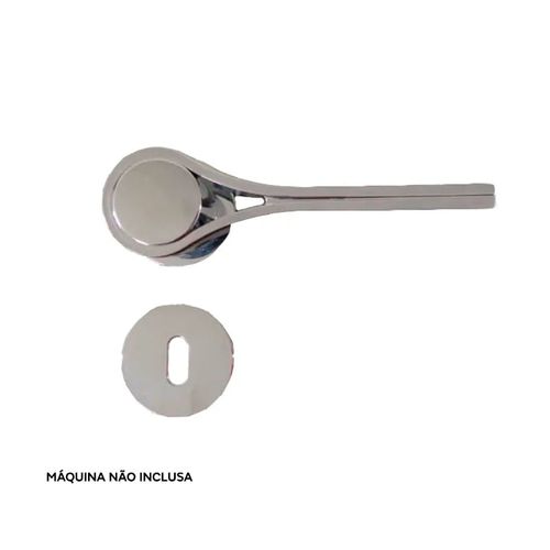 Maçaneta Drop Interna Redondo Cromado Zen