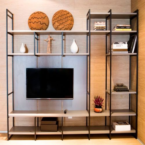 Estrutura Tubular 20mm X 1440mm X 400mm Preto Masutti