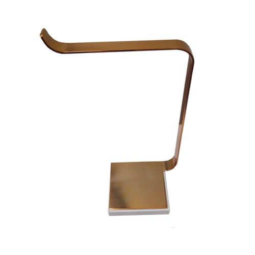 Toalheiro Balcão Soho Gold e Branco Zen