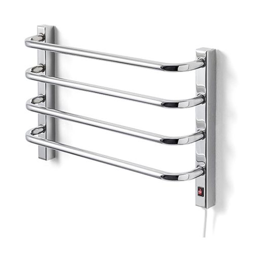 Toalheiro Térmico para 1 Toalha 220v Fio Direito Cromado Flape