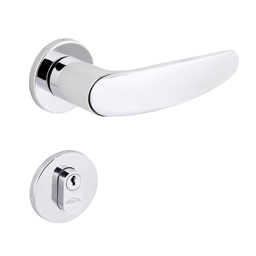 Fechadura Externa Polo 40mm Cromada Arouca