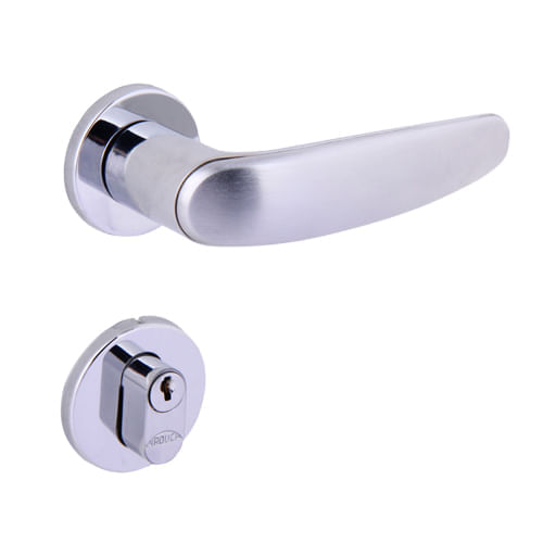 Fechadura Externa Polo 40mm Escovada Arouca