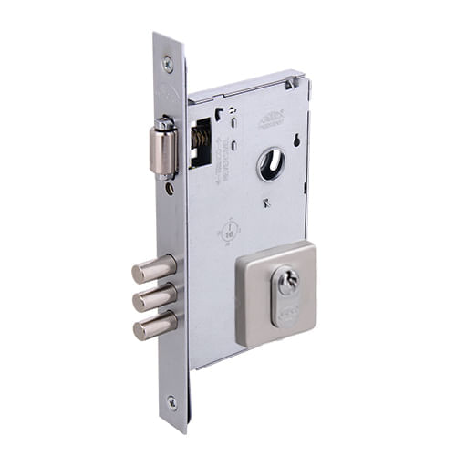 Fechadura Rolete 55mm Externa 4310 3 Pinos Inox Escovado Arouca