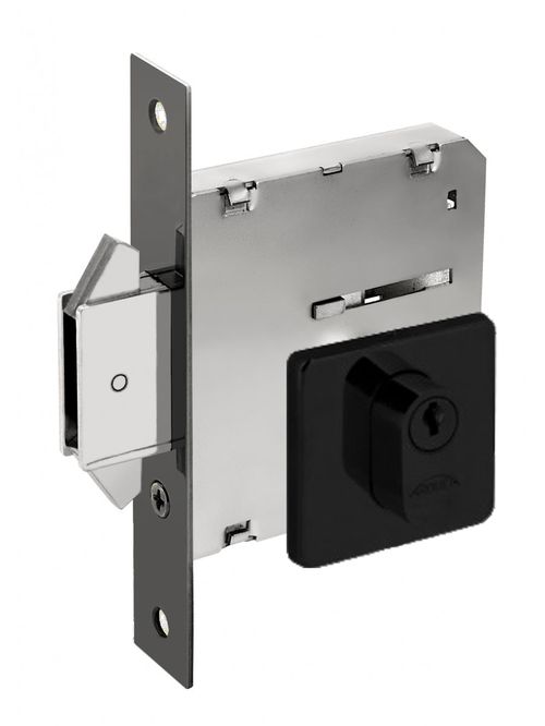 Fechadura Externa Bico Duplo 1006 45mm Preta Arouca