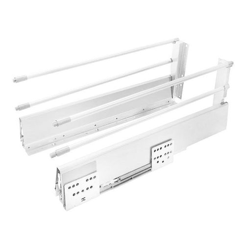 Kit Gaveta Alto Drawer Alta 199x500mm Branca Hafele