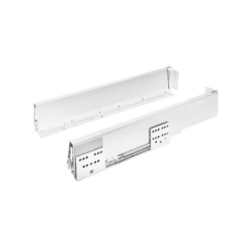 Kit Gaveta Alto Drawer Baixa 84x500mm Branca Hafele